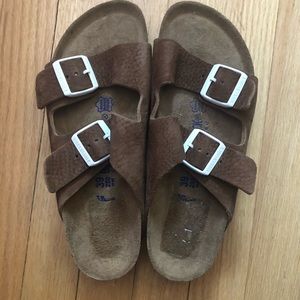 brown Birkenstock sandal
